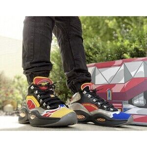 New Reebok Men's X Power Rangers Question Mid Megazord Basketball Shoes Size 9.5